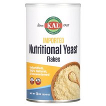 KAL Yeast 미국 칼 임포티드 뉴트리셔널 이스트 고운 플레이크 효모 7.8oz(220g), 1개