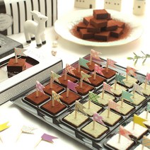 메이크마인 G 로맨틱플래그 파베초콜릿만들기 세트 1+1 포장 재료풀패키지, 1set