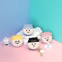 주문제작 모자씨 엘지 톤프리 케이스 키링증정 HBS-TFN4 TFN5 TFN6 TFN7, 톤프리_케이스_모자씨_표정02, 모자씨_모자04, 하단케이스_블랙