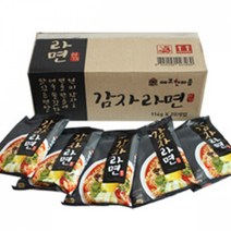 쫄깃쫄깃 매콤한 현미감자라면(1박스 114g*20개)