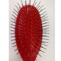 마단 핀브러쉬 S M 빗 죽은털제거빗, 고급형, Medium, 검.빨