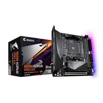 GIGABYTE B550I AORUS 프로 AX 게이밍 마더보드 (AM4 AMD/B550/미니-Itx/듀얼 M.2/SATA 6Gb/s/USB 3.2 Gen 1/WiFi 6/2.5, B550_B550M DS3H AC