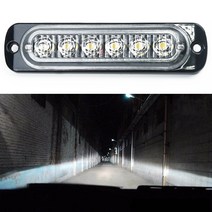 1PCS LED 라이트 바 작업 램프 운전 안개 조명 12V 스포트 빔 Offroad SUV 4WD 자동 보트 ATV 헤드 액세서, 02 red light