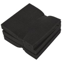 방음재 자동차 어쿠스틱 폼 타일 30x30x4cm 6 개 소음 흡수, 한개옵션0