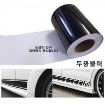 반사시트 스티커 무광 메탈 DIY 시트지 다용도, 무광블랙