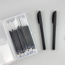 아이비스 기화펜 0.5mm 2p + 리필심 20p 세트 SP11678, 청색, 12세트
