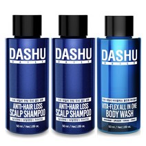 다슈 탈모 샴푸 50ml x 2p + 올인원 바디워시 50ml, 2세트