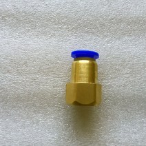 공압 부품 10개 공압 커넥터 여성 스트레이트 원터치 피팅 BSPT PCF6-01, 02 PFC6 02