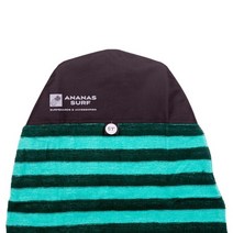 아나나스 서핑 5피트 1인치 짧은 서핑 보드 양말 소프트 커버 가방 카이트서프 윙 보호, 녹색 짙은 녹색