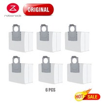 Roborock S7 MaxV 울트라 더스트 백 진공 청소기용 일회용 자동 집진 및 충전 스탠드 부품, 04 6pcs dustbag