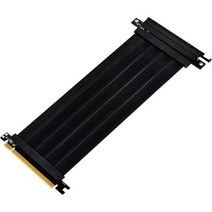 SilverStone Technology EMI 차폐가 있는 범용 PCI-Express x16 Gen 3.0 유연한 라이저 케이블 220mm(SST-RC03B-220), RC03