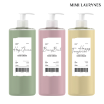 미미로린스 모먼트 대용량 핸드크림/핸드로션 500ml +펌프, 03. 크림_해피텐저린 2개