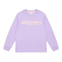 [디스커버리] 키즈긴팔티 WQS DKRL22021-LVS 키즈 기본로고 라운드티셔츠