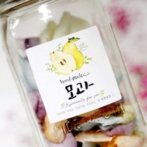 기타 바보사랑[랄라예나]No.58 모과청 과일청 수제청 스티커 (10매)