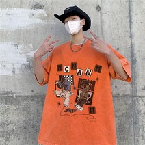핏반팔티 플라워 프린팅 와이드 루즈핏 A061 YJ6759 P40 통제함 58 4995083361