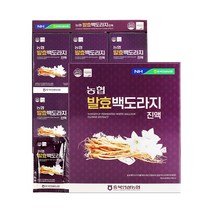 충북인삼농협 발효백도라지 진액 70ml*30포 3BOX