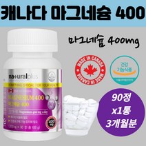 캐나다 완제품 마그네슘 400mg 90정 3개월분