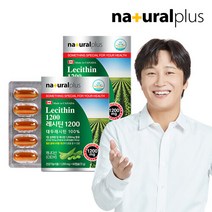 브랜드없음 내츄럴플러스 대두 레시틴 1200 60캡슐 2박스 / 콜레스테롤 개선, 선택완료, 단품없음