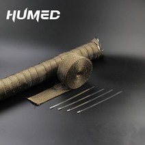 단열테이프 배기 테이프 머플러 빈티지 오토바이 배기 파이프 헤더 히트 랩 저항 테이프 유리 섬유 열 차, 17 5M red
