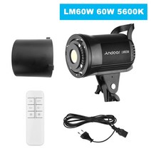 방송 유튜브 스튜디오 실내촬영 촬영 조명 Andoer lm135bi 135w led, lm60w 5600k, 유럽 ​​연합