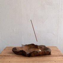A의취향 티크우드 인센스 홀더 악세사리 트레이 향받침대 오브제