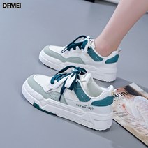 흰신발녀춘추운동화거리패치캐주얼화녀ZY