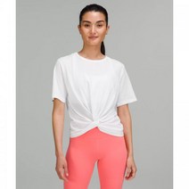 룰루레몬 크레센트 티셔츠 - 화이트 탱크탑 338284