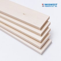 바스우드(Basswood) 쉬트 9.5x51.0x610mm 1팩(5개입)