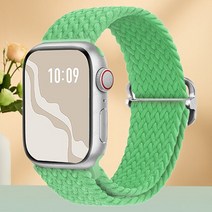 호환 스마트워치스트랩 워치 밴드용 브레이드 루프 스트랩 울트라 49mm 44mm 40mm 45mm 41mm 42mm 38mm 탄성 솔로 팔찌 아이워치 시리즈 8 7 6 용