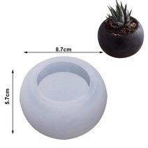 레진몰드 레진트레이몰드 조가비 화분 실리콘 금형 DIY 보석 보관 상자 콘크리트 석고 캔들 컵 수지 홈 장, 한개옵션1, 04 Round Mold