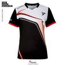 플파 FLPA SPIKE TA-20204 블랙 남여공용 탁구의류 SPIKE TA-20204