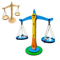 양팔저울 만들기(MDF) / 과학 키트, 기본구성
