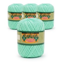 필립섬유 쎄비 실크 인견사 뜨개실 90g x 4p, 867 파스텔 민트, 4개