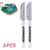 액상 충진기 주입기 액체 소분 액상 포장 반짝이 호일 플레이크 수지 에폭시 몰드 3/5/10g 골드 컬러 필링, 14 pen-Silver