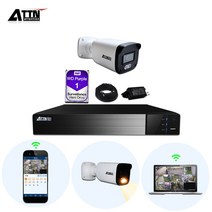 2Mp 야간 칼라 CCTV추천 스마트폰 웹 감시 패키지 F2
