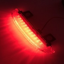 야마하 조그 ZR SA16J 에볼루션 오토바이 스쿠터 리어 스포일러 LED 브레이크 라이트 윙, 02 빨간