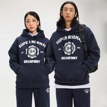 그랜피니 남녀공용 클래식 슈퍼 노멀 기모 후드티 트레이닝복 세트 GFHM06