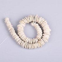 복숭아단주 약 120135 개/가닥 천연 녹색 청록색 하울라이트 슬래브 슬라이스 디스크 Heishi 스페이서 비즈 팔찌 목걸이 DIY 만들기, [11] As Picture