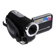 폴라로이드카메라 HD 디지털 비디오 카메라 캠코더 16MP 나이트 비전 녹화 16X 줌 2 인치 LCD 디스플레이, 01 Black_02 With 32GB SD Card