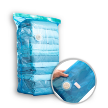 이불압축팩 의류 패딩 여행용 청소기필요없는 맨손 투명, 중형3개+대형3개