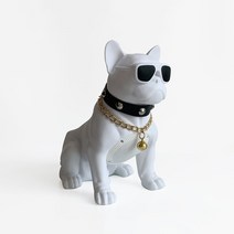 자르 블독 스피커 강아지 블루투스, M화이트 + 포함