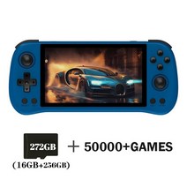 휴대용 레트로 게임기 POWKIDDY X55 5.5 인치 1280*720 IPS 게임 리눅스 오픈 소스 HDMI 512G 80000 RK3566, 2.272GB 50000 Games - With Bag