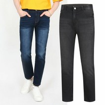 [파파브로] 남성 가성비 좋은 슬림 일자핏 청바지 WS-JES-PT60-검정