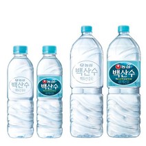 농심 백산수 500ml 20개 40개 / 2L 6개 12개 18개, 2L x 6개