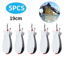 3/4/5PCS 잉어 낚시 로켓 피더 14.5cm 19cm Spod 폭탄 플로트 미끼 홀더 펠렛 액세서리, [01] 3PCS 14.5CM Black