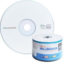 밀레니엄 CD-R 700MB 50장벌크/공CD/공시디/오디오CD