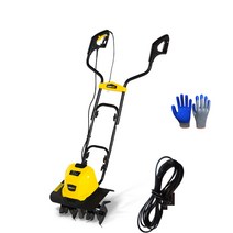 모위 텃밭 관리기 농기구 가래 소형 미니 밭가는기계 1500W, 1500W 50m전원선포함