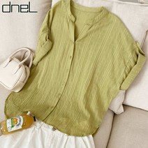 드넬(dneL) [드넬]실켓자가드블라우스DWB22172A