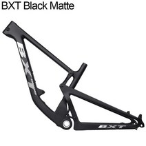 29er 올 마운틴 풀 서스펜션 자전거 카본 프레임 여행 150mm AM MTB 프레임 스루 액슬, M Boost 148mm, BXT Black Matte