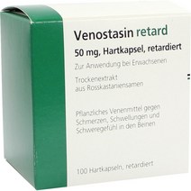[독일 내수 정품](베노스타신) VENOSTASIN retard 50 mg Hartkapsel retardiert 100St